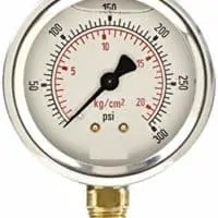 0 to 21 Kg/Cm2 Bottom Connection Pressure Gauge