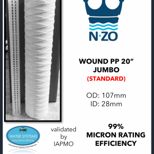 20 inch Jumbo Wound Filter Cartridge ( Standard )- NZO