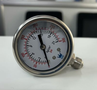 0 to 21 Kg/Cm2 (300 PSI) Bottom Connection Pressure Gauge - NZO