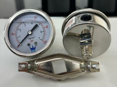 0 to 7 Kg/Cm2 (100 PSI) Back Connection Pressure Gauge - NZO