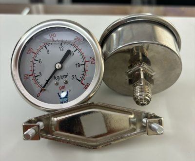 0 to 21 Kg/Cm2 (300 PSI) Back Connection Pressure Gauge - NZO